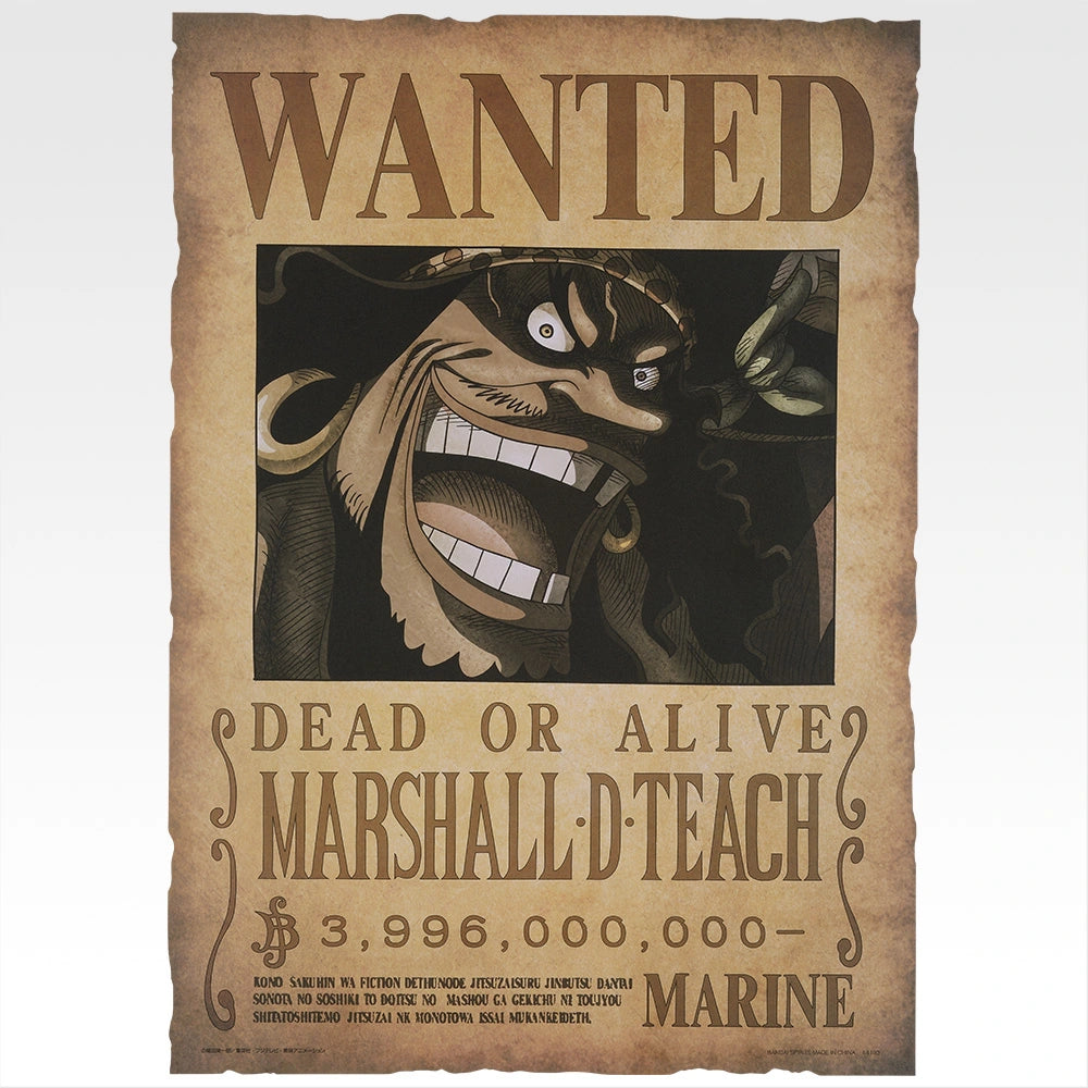 Wanted Poster GIANT Vol.1 Premio J Ichiban Kuji One Piece