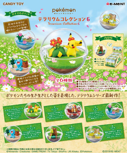 Terrarium Collection 6 Pokemon Re-Ment (Open, Perfect Condition)
