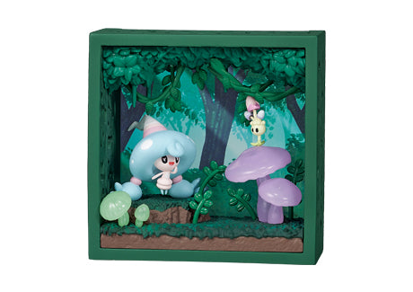 Pokemon Frame Deep Green Forest Re-Ment