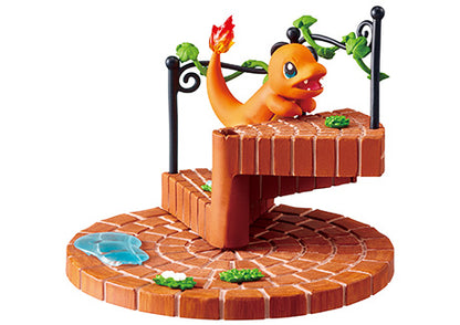 A town after the rain Connect them together for a cute Pokémon staircase Re-Ment (Open, Perfect Condition)
