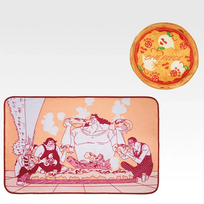 Blanket with pizza case Premio F Ichiban Kuji One Piece