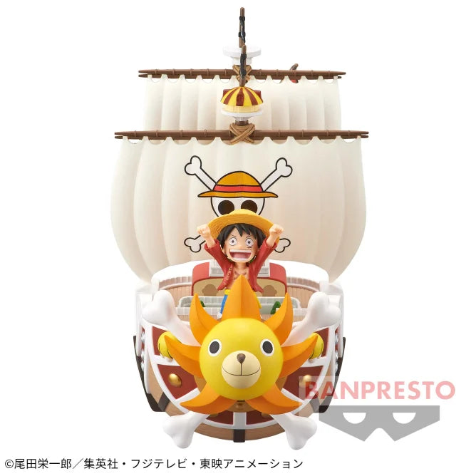 One Piece Wcf MEGA Thousand Sunny & Luffy  Banpresto