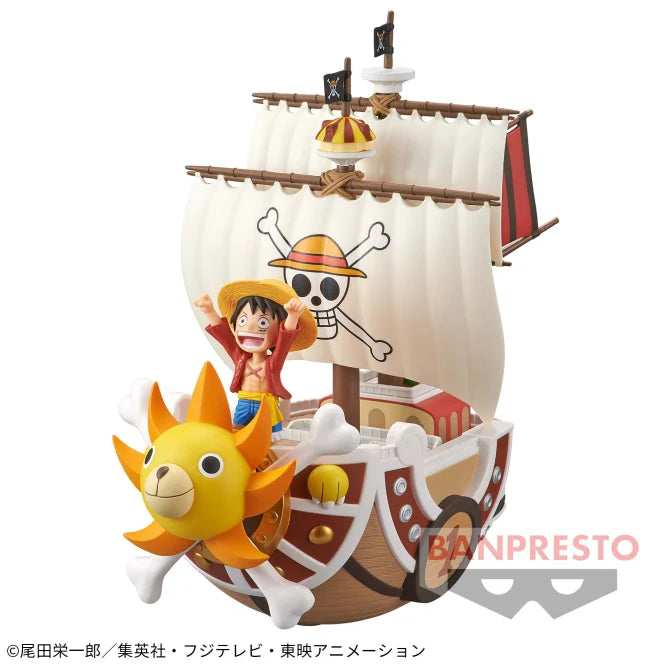 One Piece Wcf MEGA Thousand Sunny & Luffy  Banpresto