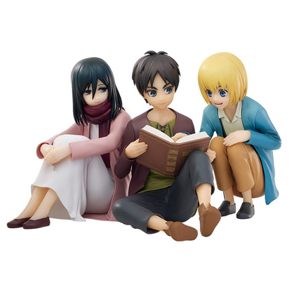 Eren & Mikasa & Armin premio A Ichiban Kuji Attack on Titan