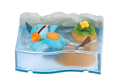 Relaxing Time Taking a Break by the River Pokemon Re-Ment (Open, Perfect Condition)