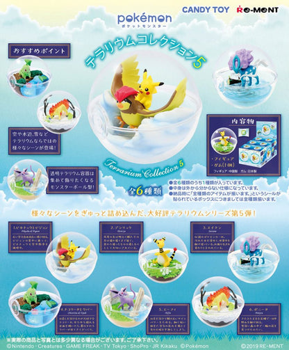 Terrarium Collection 5 Pokémon Re-Ment (Offen, Perfekter Zustand)