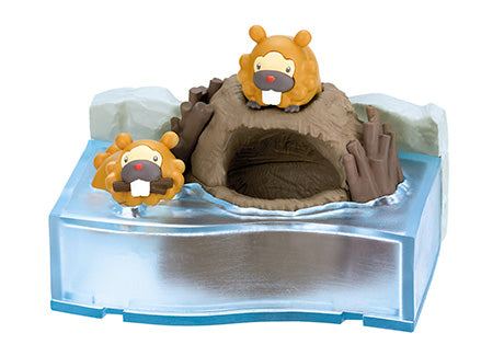 Relaxing Time Taking a Break by the River Pokemon Re-Ment (Open, Perfect Condition)