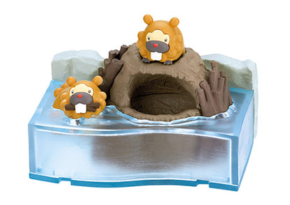 Relaxing Time Taking a Break by the River Pokemon Re-Ment (Open, Perfect Condition)