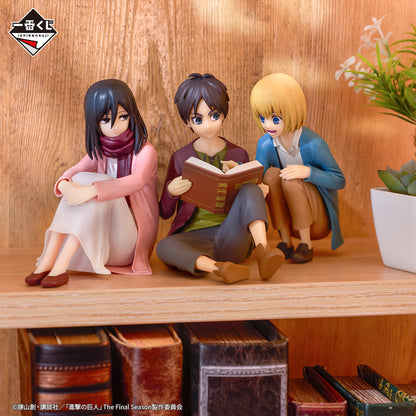 Eren & Mikasa & Armin premio A Ichiban Kuji Attack on Titan