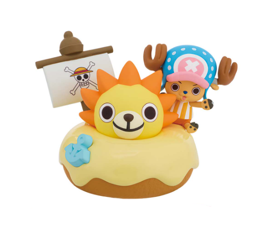 Chopper, Bepo, and the Pirate Ship Paldolce collection One Piece Banpresto