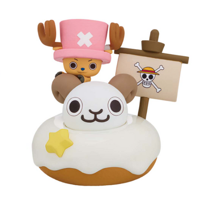 Chopper, Bepo, and the Pirate Ship Paldolce collection One Piece Banpresto