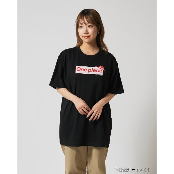 Logo T-Shirt Schwarz x Pink 10. Jubiläum (Größe S - XL) One Piece Mugiwara Store