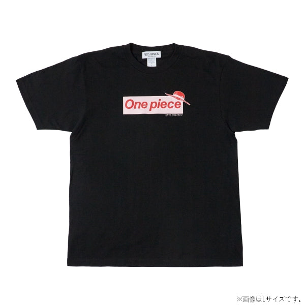 Logo T-Shirt Schwarz x Pink 10. Jubiläum (Größe S - XL) One Piece Mugiwara Store