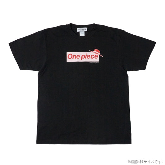 Logo T-Shirt Schwarz x Pink 10. Jubiläum (Größe S - XL) One Piece Mugiwara Store