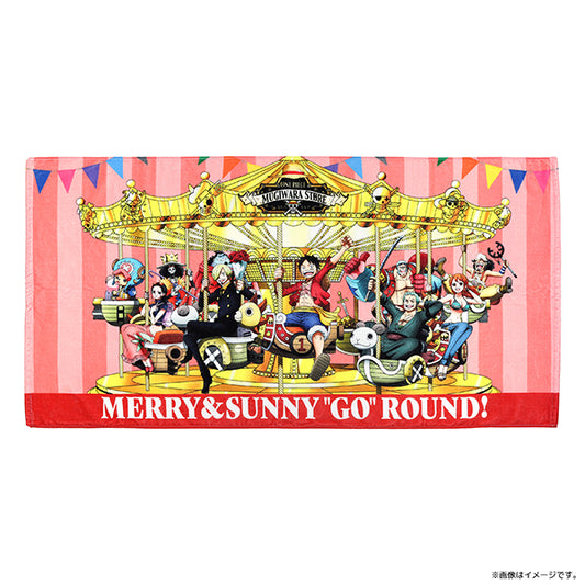 Bath Towel MERRY&SUNNY "GO" ROUND! Mugiwara Store One Piece
