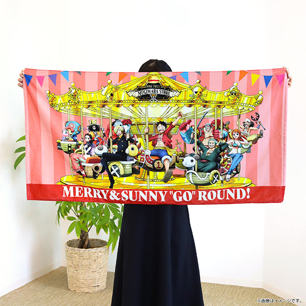 Bath Towel MERRY&SUNNY "GO" ROUND! Mugiwara Store One Piece