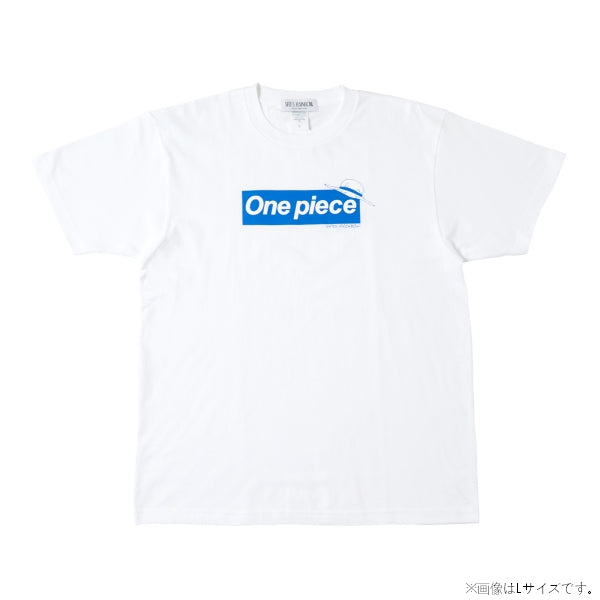 Logo T-Shirt Weiß x Blau 10. Jubiläum (Größe S - XL) One Piece Mugiwara Store