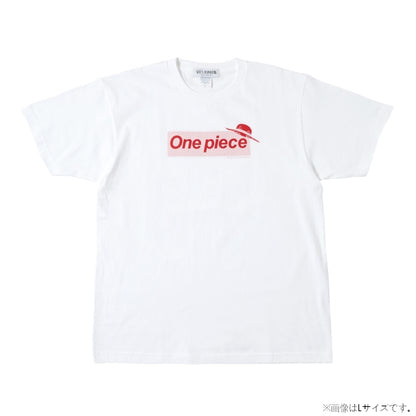 Logo T-Shirt Weiß x Pink 10. Jubiläum (Größe S - XL) One Piece Mugiwara Store