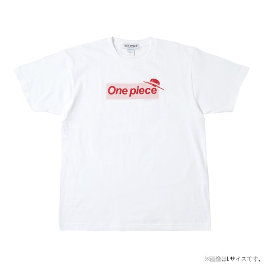 Logo T-Shirt Weiß x Pink 10. Jubiläum (Größe S - XL) One Piece Mugiwara Store