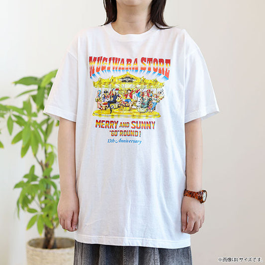 MERRY & SUNNY "GO" ROUND! 13TH ANIV.TEE Weiß (S - XL Größe) One Piece Mugiwara Store