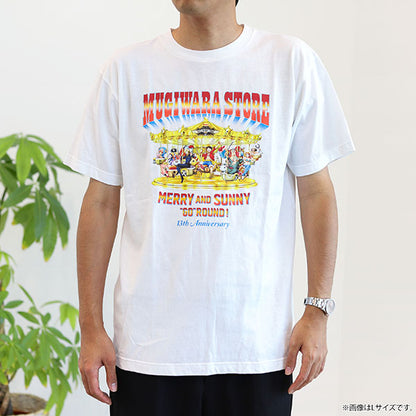 MERRY & SUNNY "GO" ROUND! 13TH ANIV.TEE Weiß (S - XL Größe) One Piece Mugiwara Store