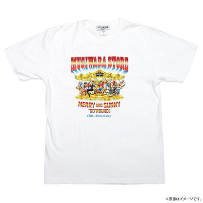 MERRY & SUNNY "GO" ROUND! 13TH ANIV.TEE Weiß (S - XL Größe) One Piece Mugiwara Store