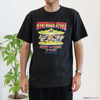 MERRY & SUNNY "GO" ROUND! 13TH ANIV.TEE SCHWARZ (S - XL Größe) One Piece Mugiwara Store