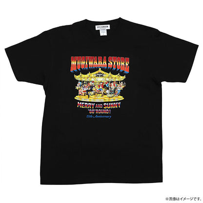 MERRY & SUNNY "GO" ROUND! 13TH ANIV.TEE SCHWARZ (S - XL Größe) One Piece Mugiwara Store