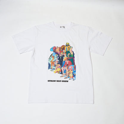 Jeden Tag ONE PIECE Illustrationssammlung T-Shirt Strohhutbande WEISS (Größe S - L) One Piece Mugiwara Store