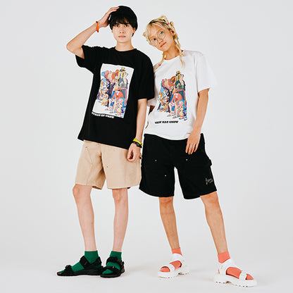 Jeden Tag ONE PIECE Illustrationssammlung T-Shirt Strohhutbande WEISS (Größe S - L) One Piece Mugiwara Store