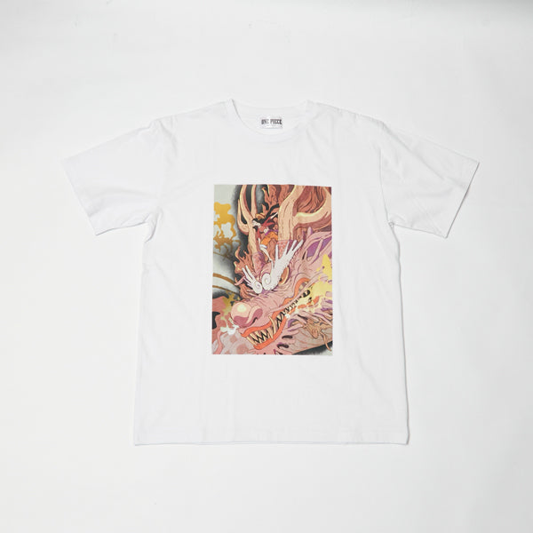 Jeden Tag ONE PIECE Illustrationssammlung T-Shirt Luffy Momonosuke WEISS (Größe S - L) One Piece Mugiwara Store
