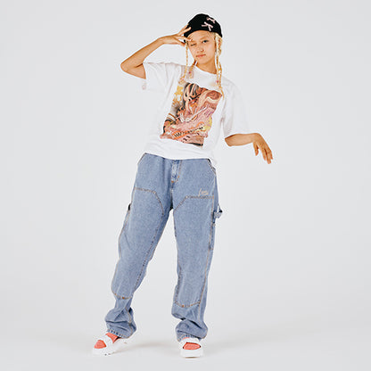 Jeden Tag ONE PIECE Illustrationssammlung T-Shirt Luffy Momonosuke WEISS (Größe S - L) One Piece Mugiwara Store