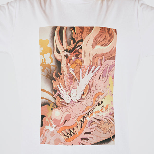 Jeden Tag ONE PIECE Illustrationssammlung T-Shirt Luffy Momonosuke WEISS (Größe S - L) One Piece Mugiwara Store