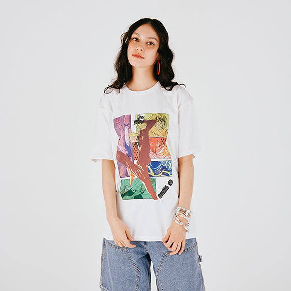 Everyday ONE PIECE Illustration Collection T-Shirt Sanji Germa 66 WHITE (S - L Size) One Piece Mugiwara Store