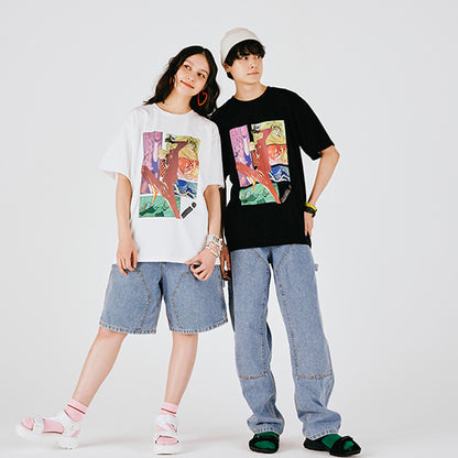 Everyday ONE PIECE Illustration Collection T-Shirt Sanji Germa 66 WHITE (S - L Size) One Piece Mugiwara Store