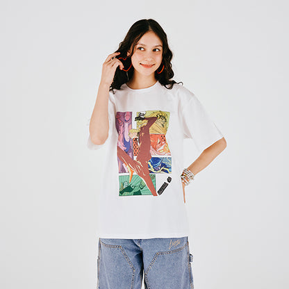 Everyday ONE PIECE Illustration Collection T-Shirt Sanji Germa 66 WHITE (S - L Size) One Piece Mugiwara Store