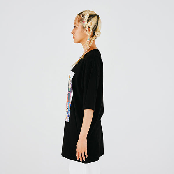 Everyday ONE PIECE Illustration Collection T-shirt Straw Hat Crew BLACK ( S - L Size ) One piece Mugiwara Store