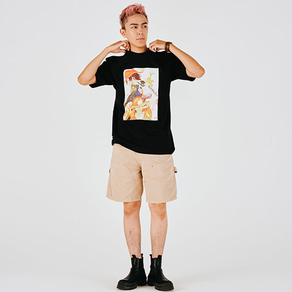 Everyday ONE PIECE Illustration Collection T-shirt ASL BLACK ( S - L Size ) One piece Mugiwara Store