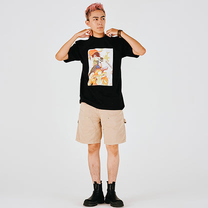 Everyday ONE PIECE Illustration Collection T-shirt ASL BLACK ( S - L Size ) One piece Mugiwara Store