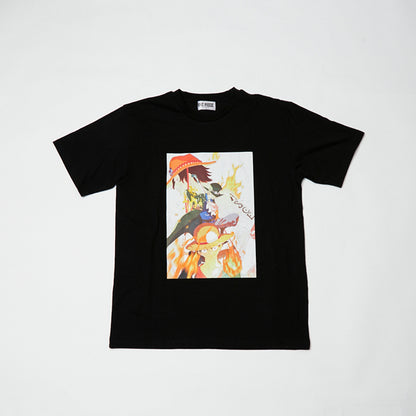 Everyday ONE PIECE Illustration Collection T-shirt ASL BLACK ( S - L Size ) One piece Mugiwara Store