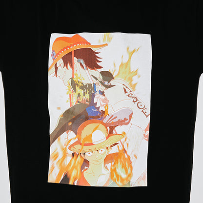 Everyday ONE PIECE Illustration Collection T-shirt ASL BLACK ( S - L Size ) One piece Mugiwara Store