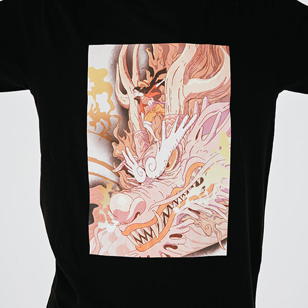 Everyday ONE PIECE Illustrationskollektion T-Shirt Luffy Momonosuke SCHWARZ (Größe S - L) One Piece Mugiwara Store