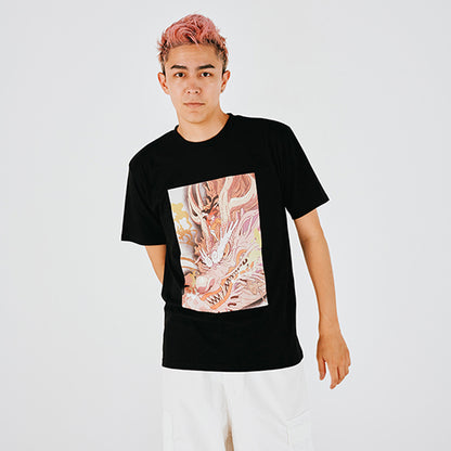 Everyday ONE PIECE Illustrationskollektion T-Shirt Luffy Momonosuke SCHWARZ (Größe S - L) One Piece Mugiwara Store