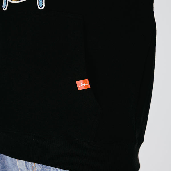 Hoodie mit Sagara-Stickerei Chopper SCHWARZ (Größe S - L) One Piece Mugiwara Store