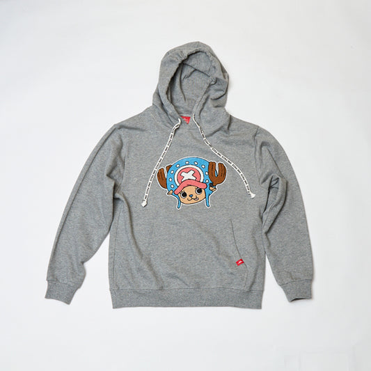 Hoodie mit Sagara-Stickerei Chopper GRAU (Größe S - L) One Piece Mugiwara Store