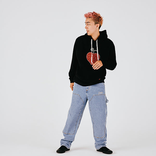 Hoodie mit Sagara-Stickerei und Ope Ope-Frucht SCHWARZ (Größe S - L) One Piece Mugiwara Store