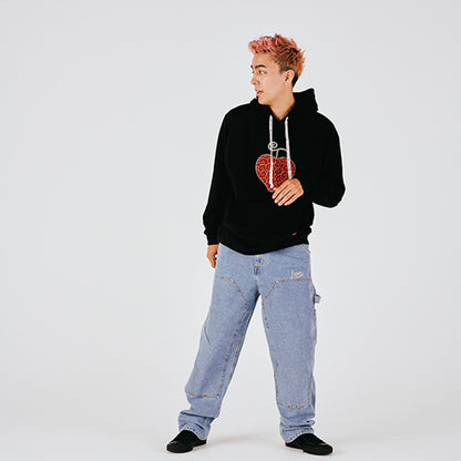 Hoodie mit Sagara-Stickerei und Ope Ope-Frucht SCHWARZ (Größe S - L) One Piece Mugiwara Store