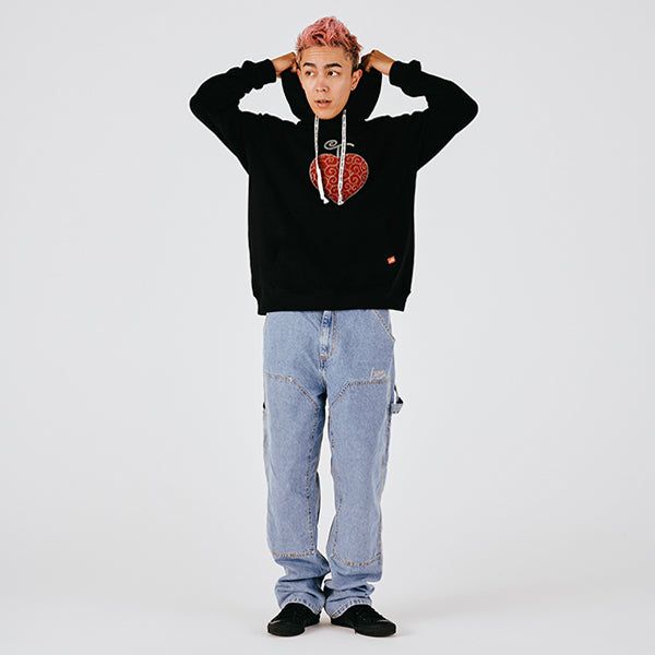 Hoodie mit Sagara-Stickerei und Ope Ope-Frucht SCHWARZ (Größe S - L) One Piece Mugiwara Store