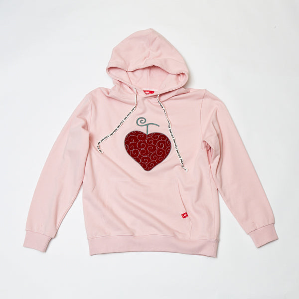 Hoodie mit Sagara-Stickerei und Ope Ope-Frucht ROSA (Größe S - L) One Piece Mugiwara Store