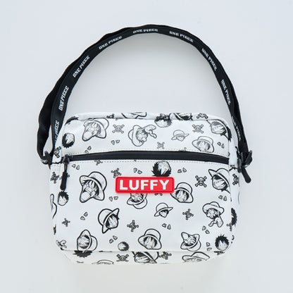 ONE PIECE MUGIWARA STORE HARAJUKU LUFFY POP Schultertasche mit Allover-Muster (Limitierte Edition) [Toei]